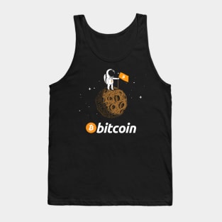 Bitcoin BTC Crypto To The Moon Tank Top